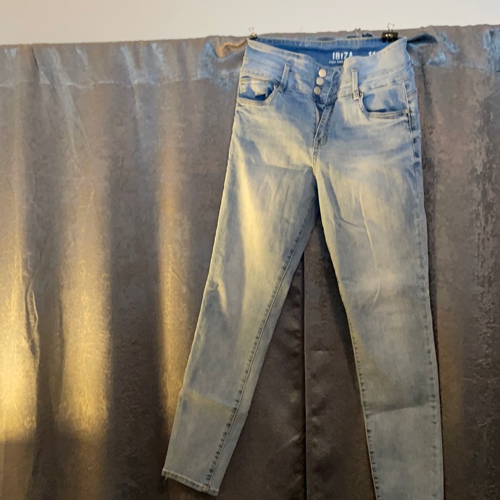 Blue jeans, size 11,  push up. By Ibiza.